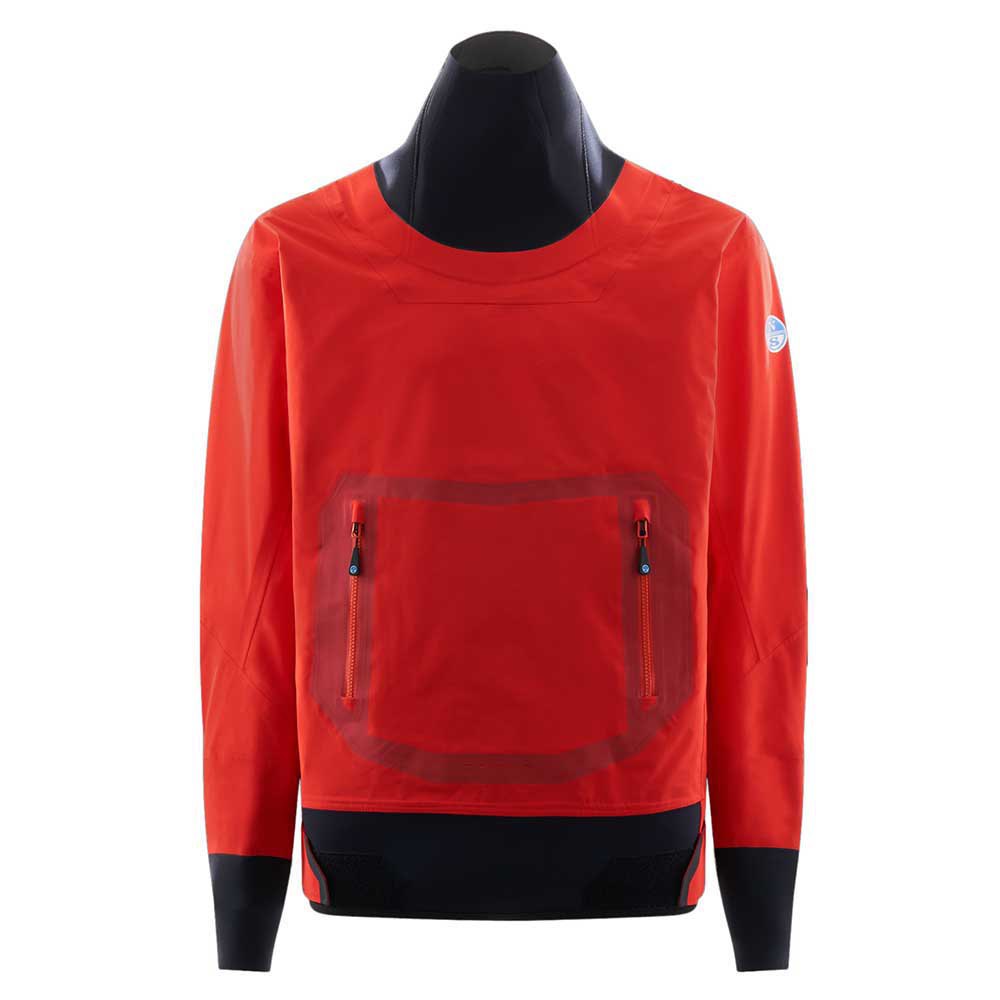 North Sails Performance Inshore Race Smock Jacket Orange 2XL Mann von North Sails Performance