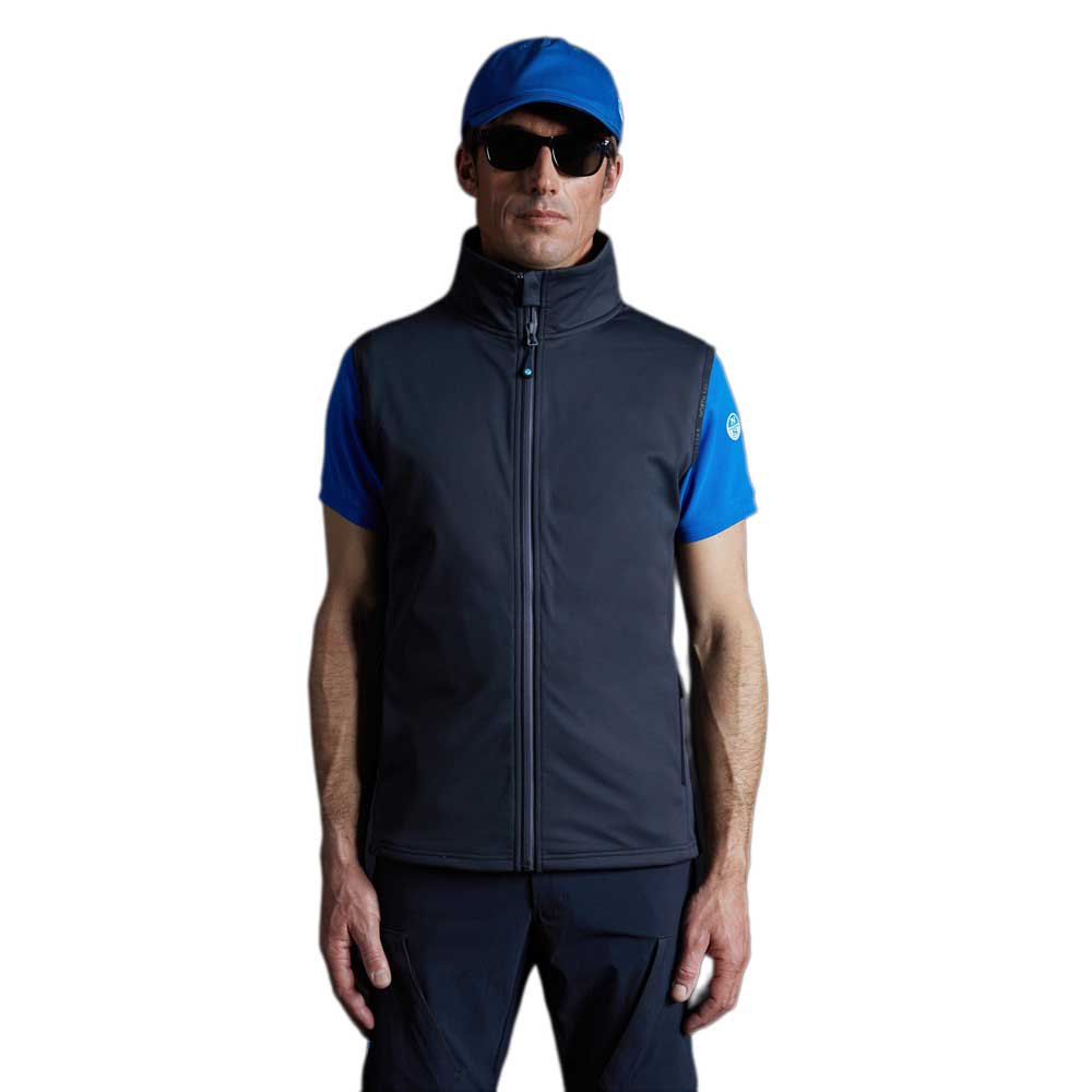 North Sails Performance Race Soft Shell+ Vest Blau M Mann von North Sails Performance