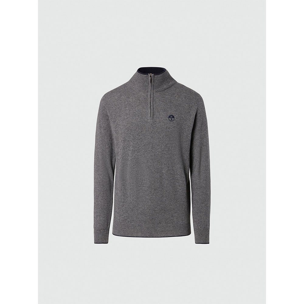 North Sails 12gg Half Zip Sweater Grau M Mann von North Sails