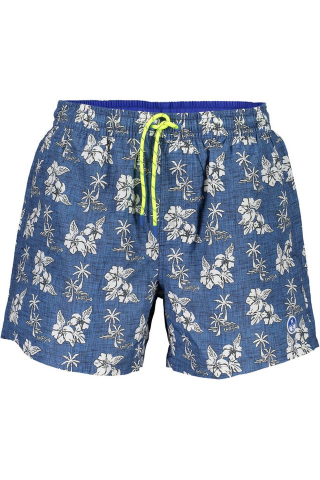 North Sails Badeshorts Herren-Badehose Blau: Gemustert, Bio-Baumwolle, Bequemer Sitz North Sails Badeshorts Herren-Badehose Blau: Gemustert, Bio-Baumwolle, Bequemer Sitz von North Sails