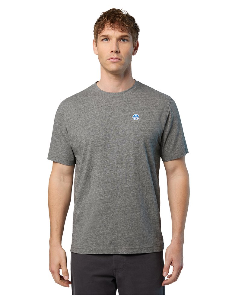 North Sails Basic Bollo Short Sleeve T-shirt Grau S Mann von North Sails