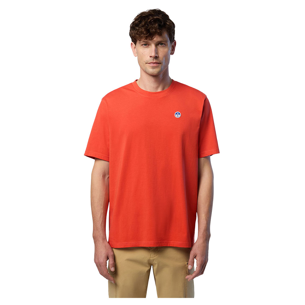 North Sails Basic Bollo Short Sleeve T-shirt Orange XS Mann North Sails Basic Bollo Short Sleeve T-shirt Orange XS Mann von North Sails