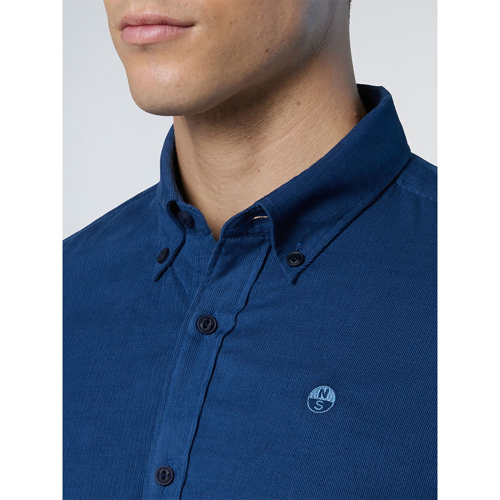 North Sails Bd Regular Long Sleeve Shirt Blau M Mann von North Sails