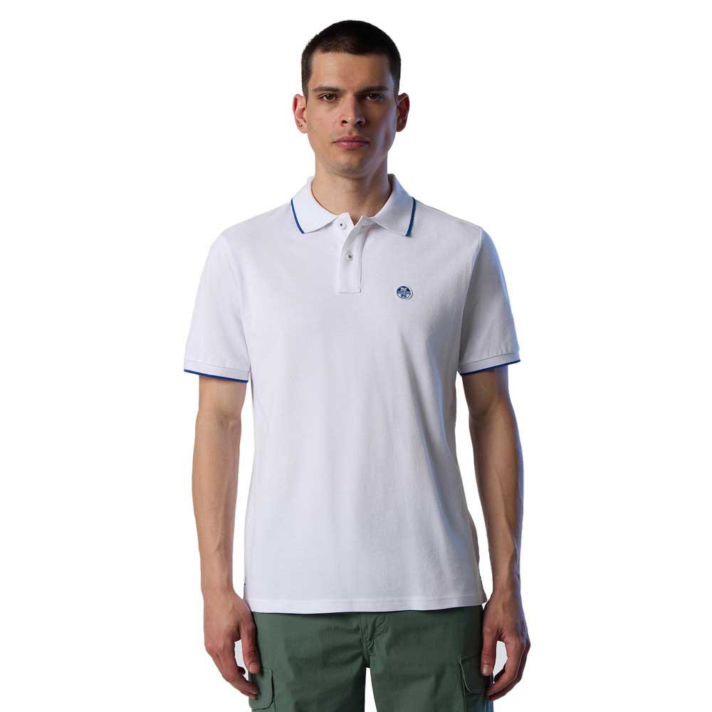 North Sails Graphic 692397 Short Sleeve Polo Weiß L Mann von North Sails