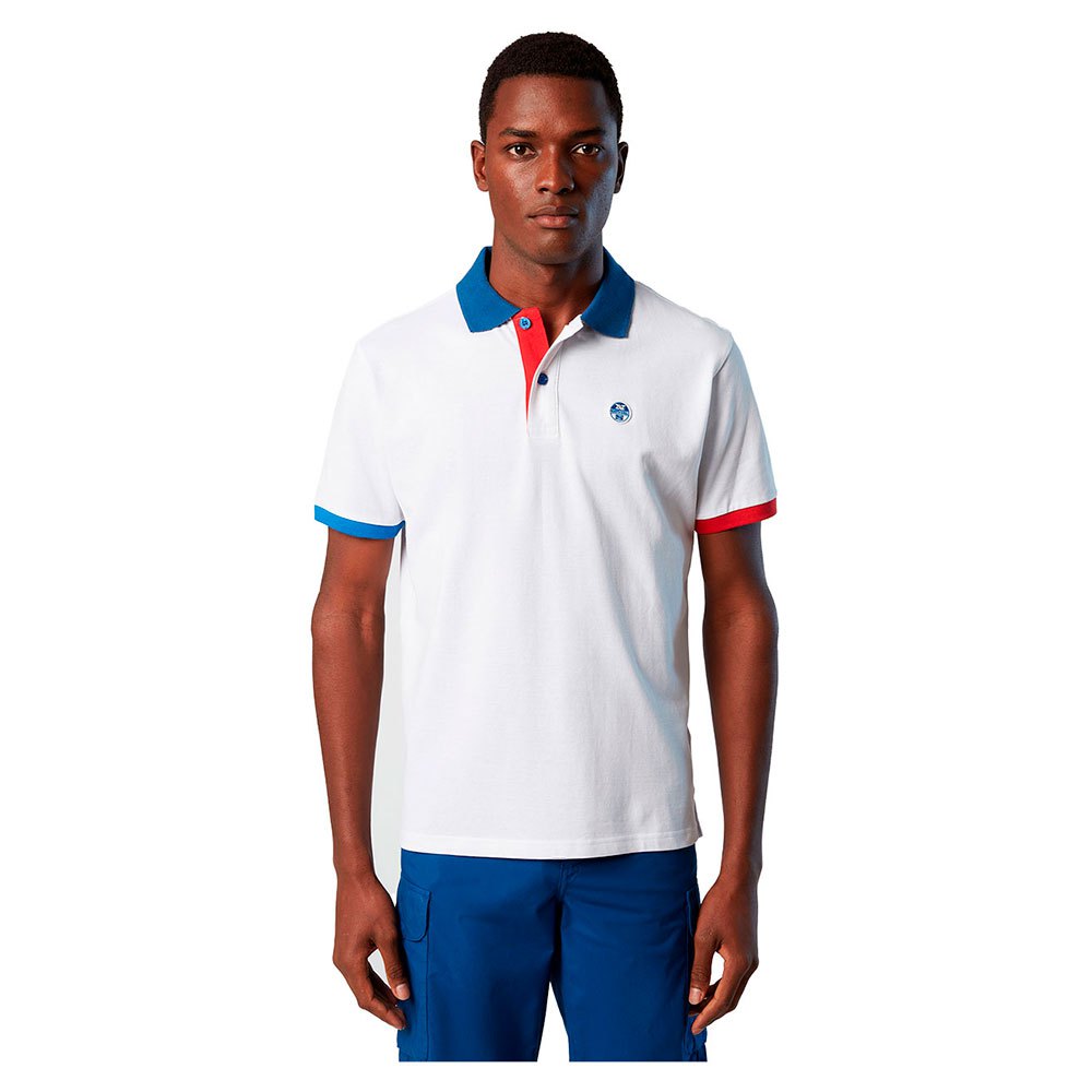 North Sails Graphic 692398 Short Sleeve Polo Weiß M Mann von North Sails