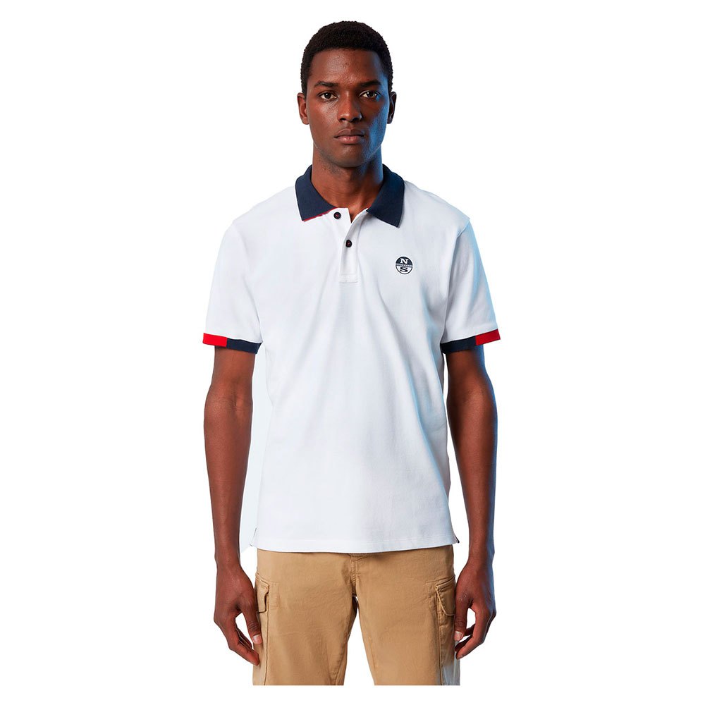 North Sails Graphic 692400 Short Sleeve Polo Weiß M Mann von North Sails