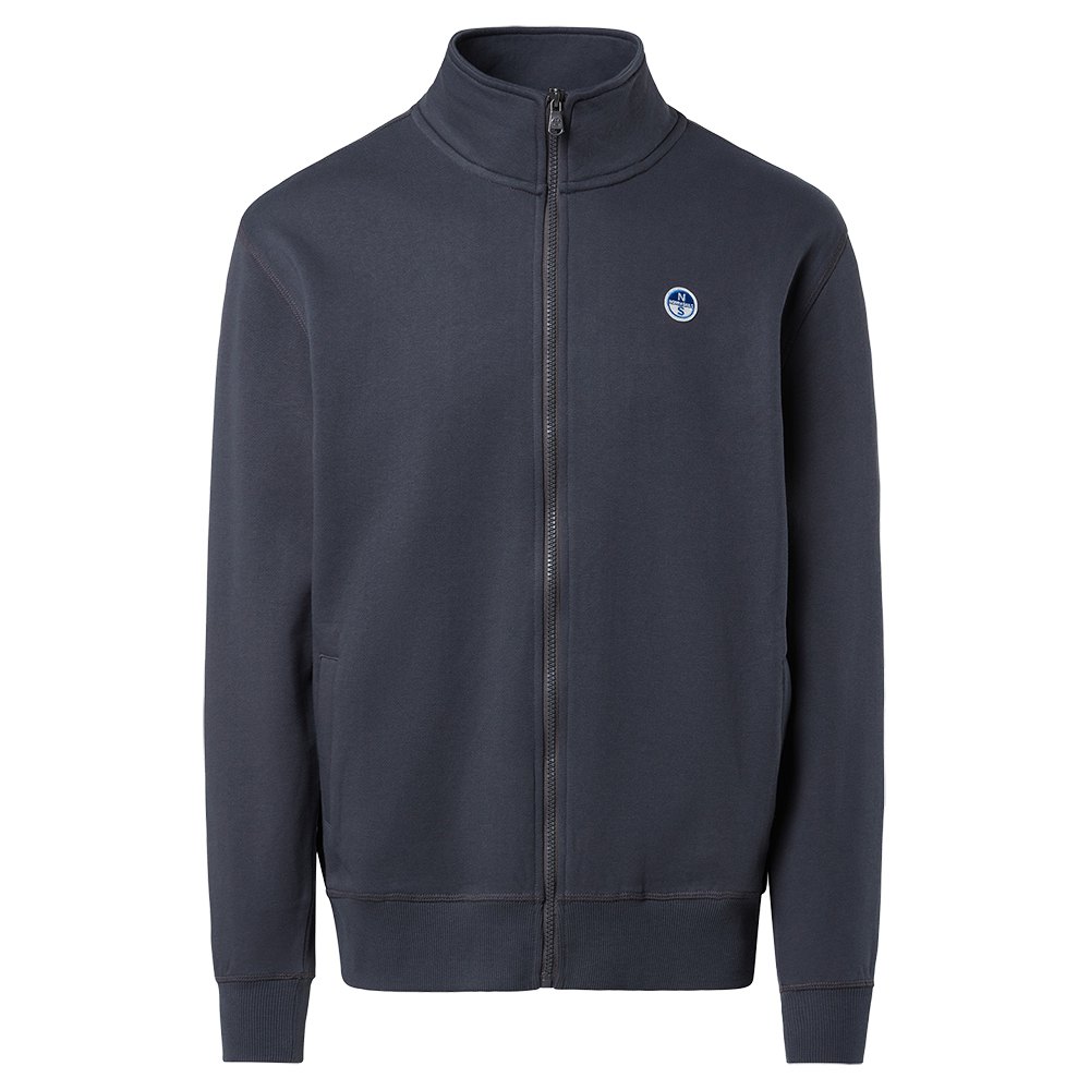 North Sails Logo Full Zip Sweatshirt Blau,Grau 2XL Mann von North Sails