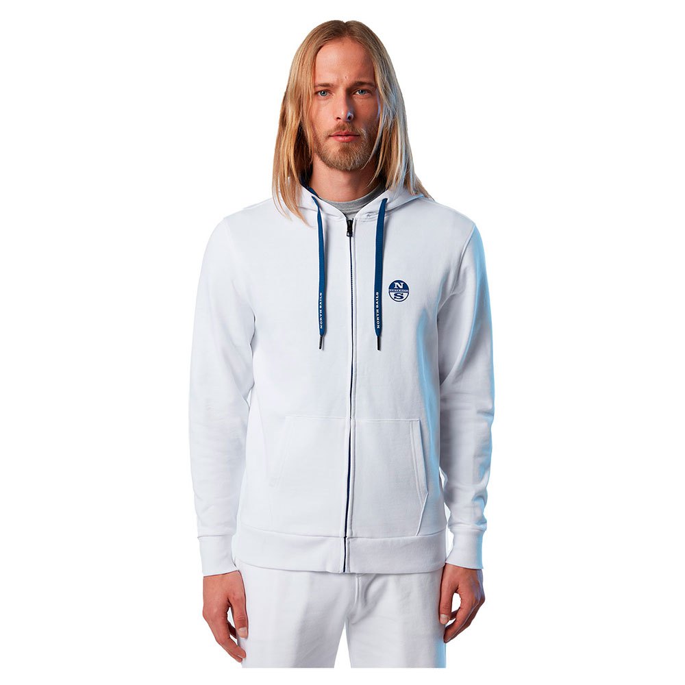 North Sails Logo Full Zip Sweatshirt Weiß 4XL Mann North Sails Logo Full Zip Sweatshirt Weiß 4XL Mann von North Sails