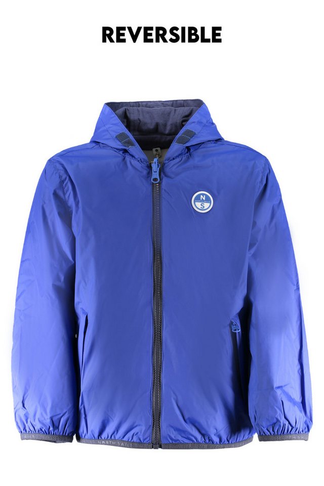 North Sails Outdoorjacke Kinder-Sportjacke Blau: Wendejacke mit Taschen & Kapuze aus Bio-Baumwo North Sails Outdoorjacke Kinder-Sportjacke Blau: Wendejacke mit Taschen & Kapuze aus Bio-Baumwo von North Sails
