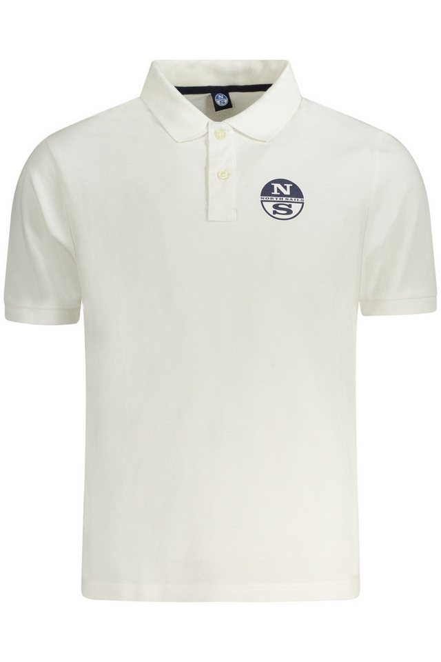 North Sails Poloshirt Elegantes Herren Kurzarm-Poloshirt Weiß mit Print North Sails Poloshirt Elegantes Herren Kurzarm-Poloshirt Weiß mit Print von North Sails