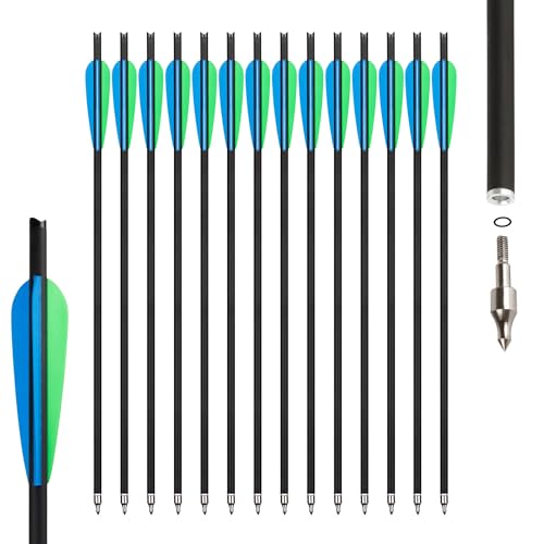 NorthSpoor 14-TLG. 20-Zoll-Armbrustpfeile, Jagd-Carbonpfeile für Armbrust-Zielübungen im Freien NorthSpoor 14-TLG. 20-Zoll-Armbrustpfeile, Jagd-Carbonpfeile für Armbrust-Zielübungen im Freien von NorthSpoor