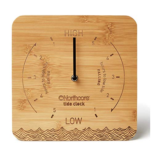 Northcore Wall Mounted Bamboo Tide Clock Northcore Wall Mounted Bamboo Tide Clock von Northcore