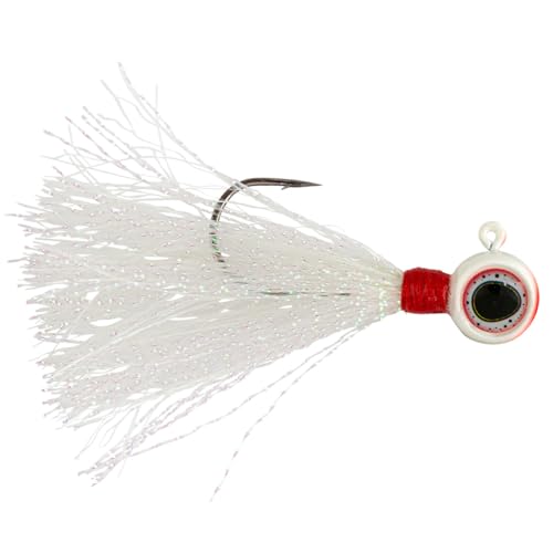 Northland Tackle Deep Vee Flashtail-Jig, 4,4 cm, 1/16 Unzen – #2 HK, Weiß, 2 Stück von Northland Fishing Tackle