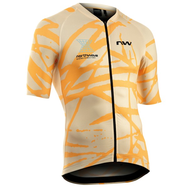 Northwave - Blade 2 Jersey Short Sleeve - Radtrikot Gr XL beige von Northwave