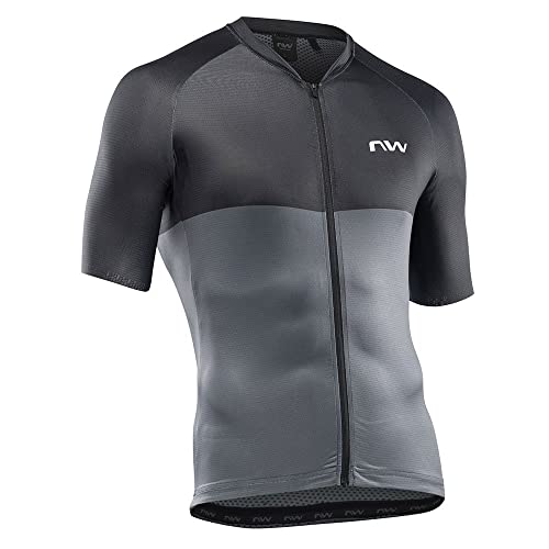 Northwave Blade Fahrrad Trikot kurz grau/schwarz 2023: Größe: S (46) von Northwave
