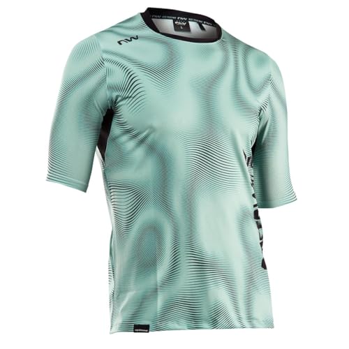 Northwave Bomb Doppler Fahrrad Trikot kurz surf blau 2024: Größe: XXL (54) von Northwave