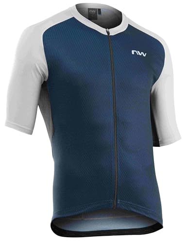 Northwave Force Evo Fahrrad Trikot kurz blau 2024: Größe: L (50) von Northwave