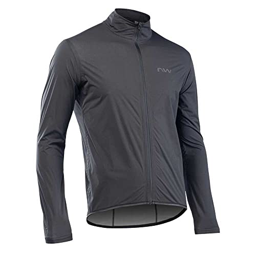 Northwave Rainskin Shield 2 Fahrrad Regenjacke grau 2025: Größe: M (48) von Northwave