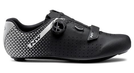 northwave core plus 2 wide rennradschuhe schwarz silber northwave core plus 2 wide rennradschuhe schwarz silber von Northwave