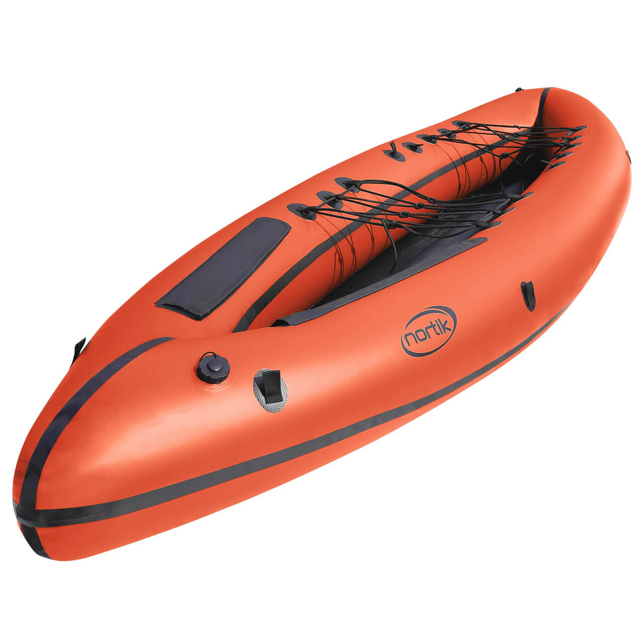 Nortik DUO Expedition Packraft - orange/schwarz Nortik DUO Expedition Packraft - orange/schwarz von Nortik