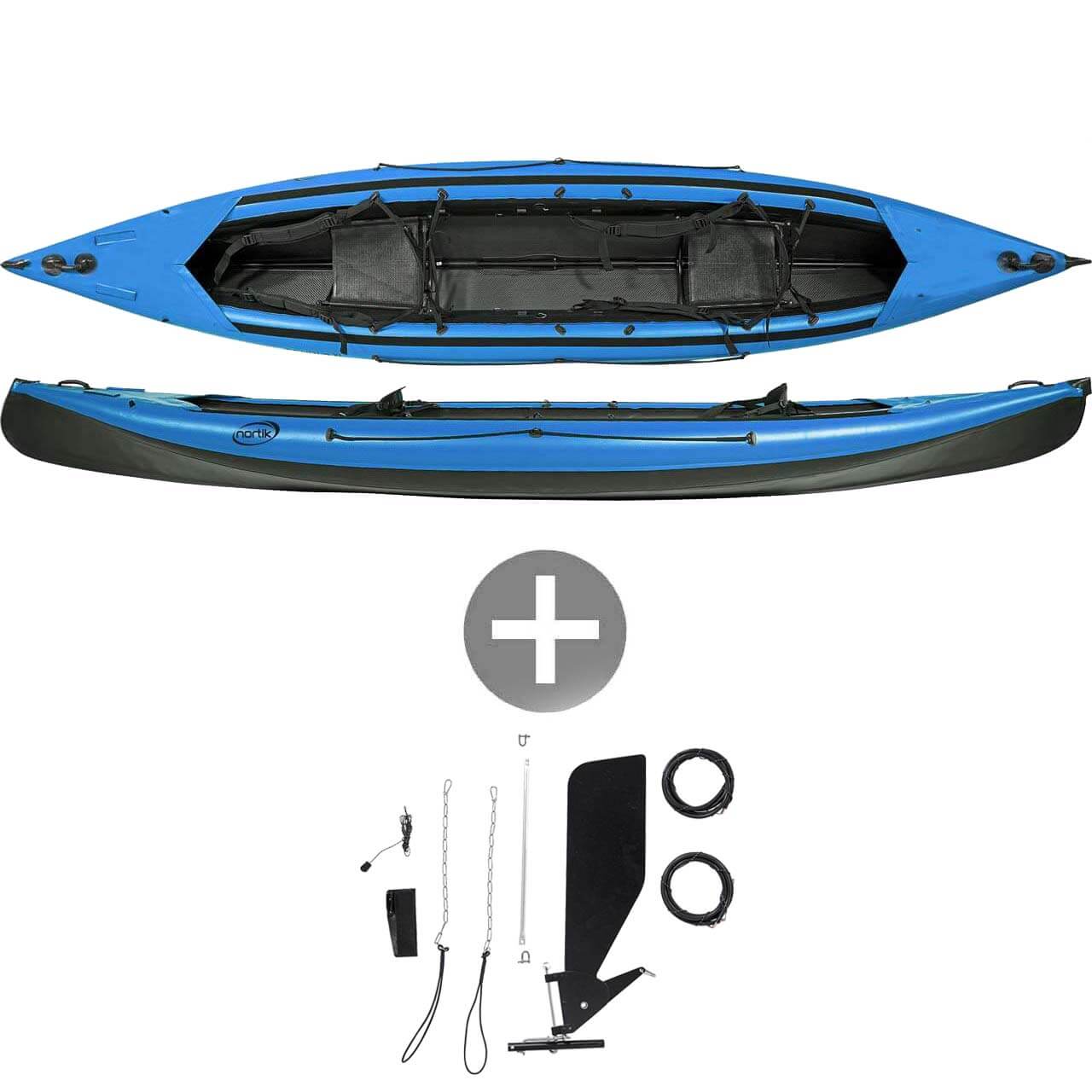 Nortik Scubi 2 XL Faltbootset - Blau Nortik Scubi 2 XL Faltbootset - Blau von Nortik