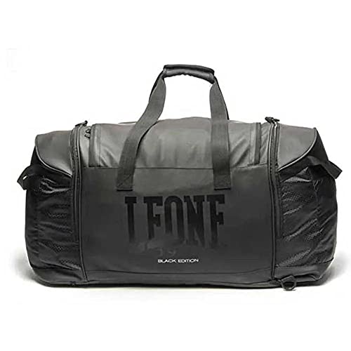 LEONE 1947, BLACK EDITION Taschen-Rucksack, Unisex-Erwachsene, Schwarz, Taglia Unica, AC941 von LEONE 1947