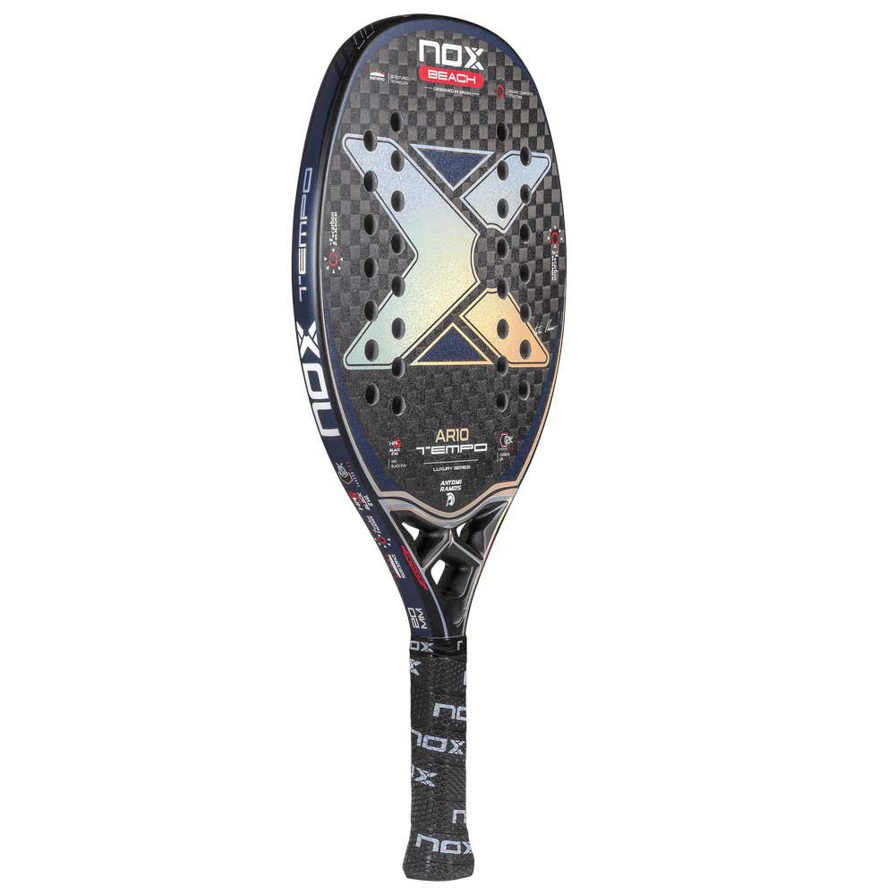 Nox Ar10 Tempo By Antomi Ramos Beach Tennis Racket Schwarz von Nox