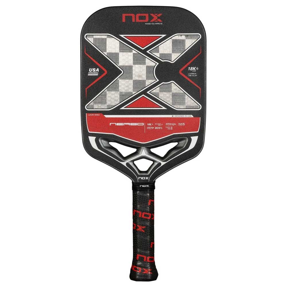 Nox Luxury Nerbo Pickleball Paddle Silber Nox Luxury Nerbo Pickleball Paddle Silber von Nox