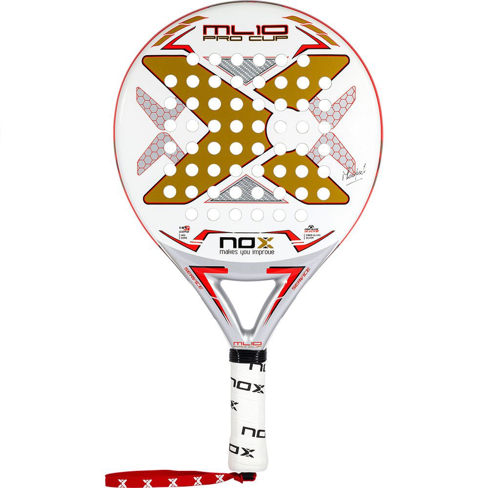 Nox Ml10 Pro Cup Coorp Padel Racket Weiß von Nox