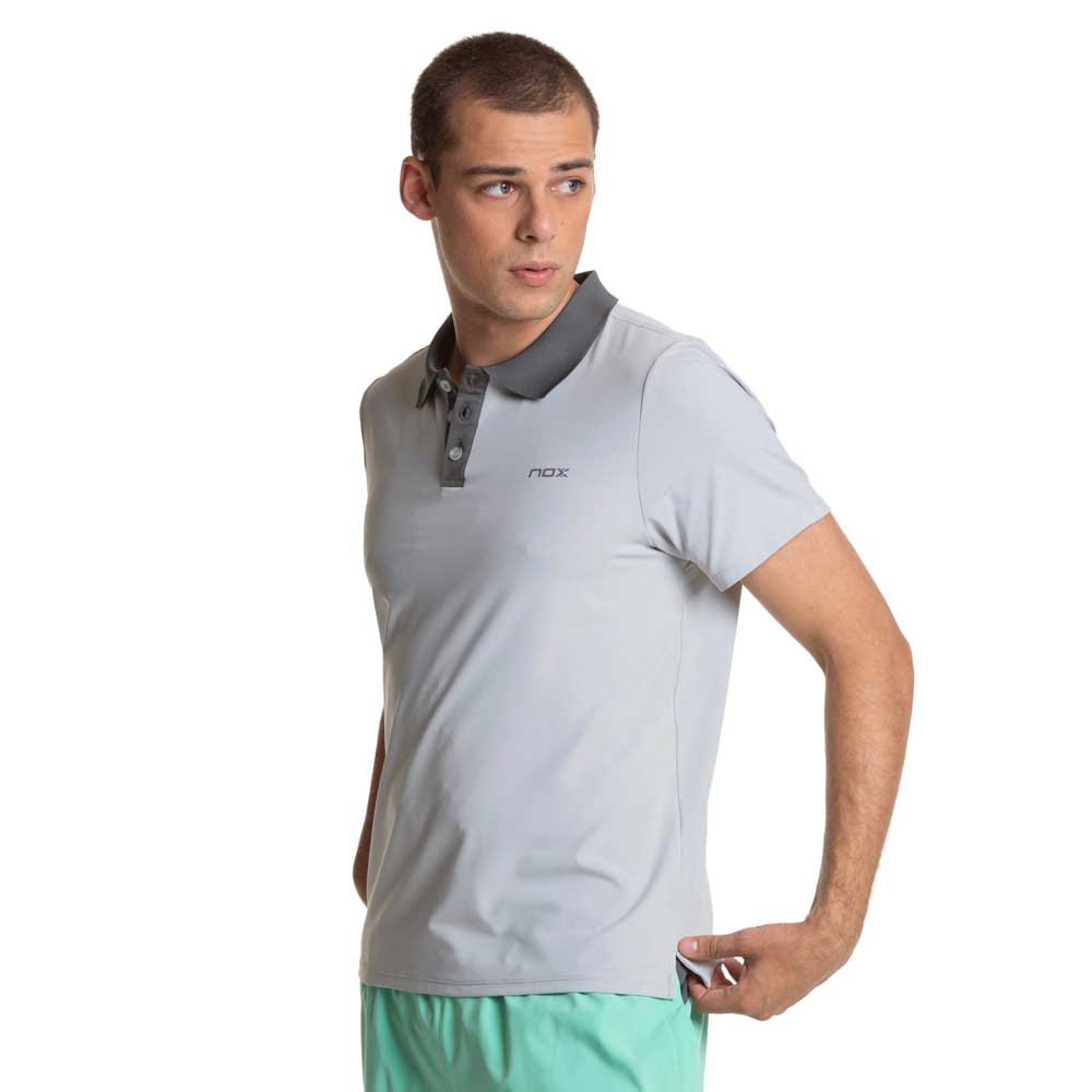 Nox Pro Short Sleeve Polo Grau XL Mann Nox Pro Short Sleeve Polo Grau XL Mann von Nox