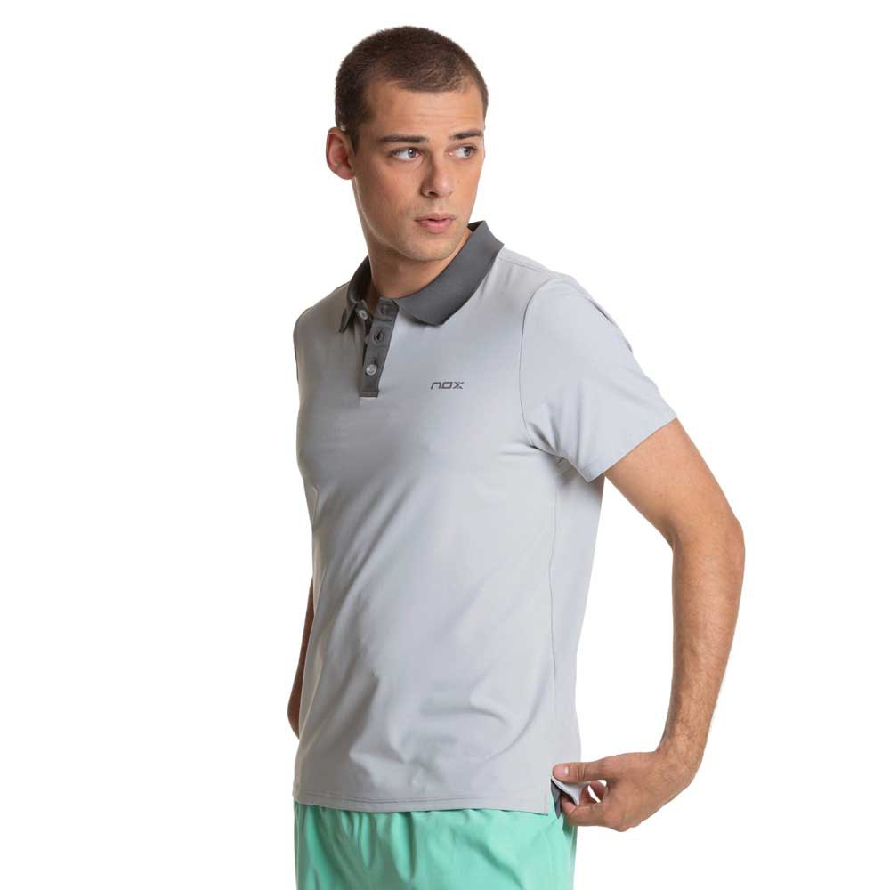 Nox Pro Short Sleeve Polo Grau XL Mann von Nox