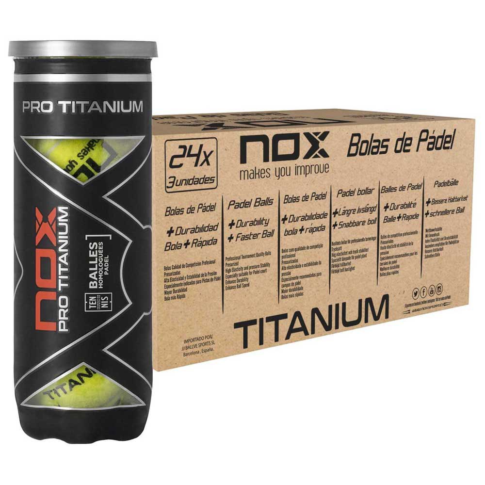 Nox Pro Titanium Padel Balls Box Gelb 24 x 3 Balls Nox Pro Titanium Padel Balls Box Gelb 24 x 3 Balls von Nox