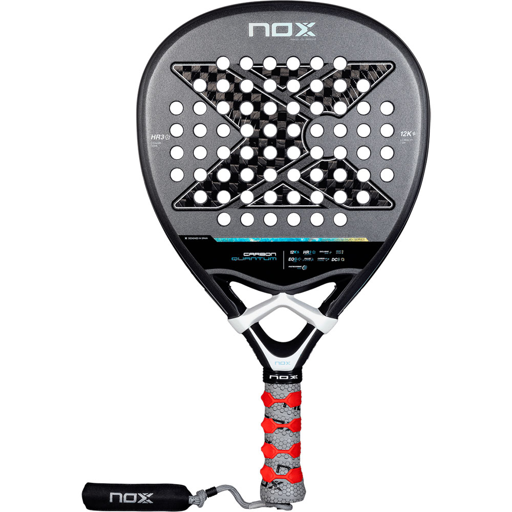 Nox Quantum Carbon 12k Padel Racket Silber Nox Quantum Carbon 12k Padel Racket Silber von Nox