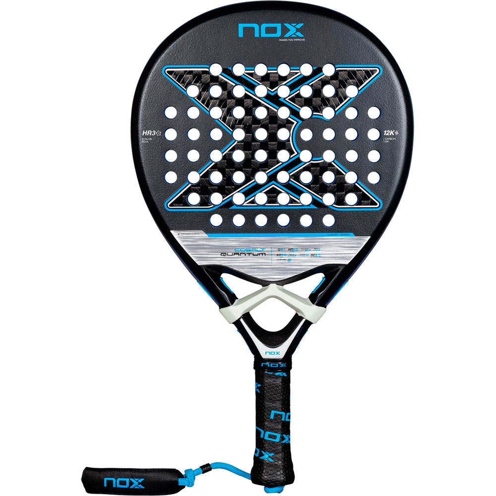 Nox Quantum Cobalt 12k Padel Racket Silber Nox Quantum Cobalt 12k Padel Racket Silber von Nox