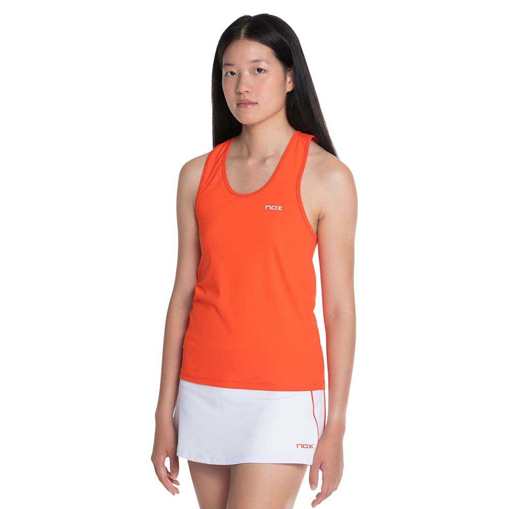 Nox Team Fit Sleeveless T-shirt Orange S Frau von Nox