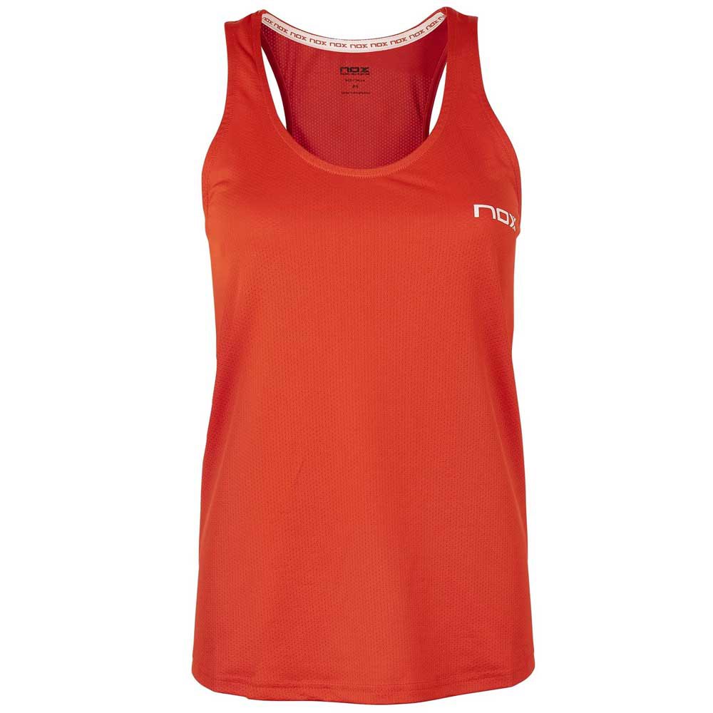 Nox Team Microperforated Sleeveless T-shirt Rot XL Frau von Nox