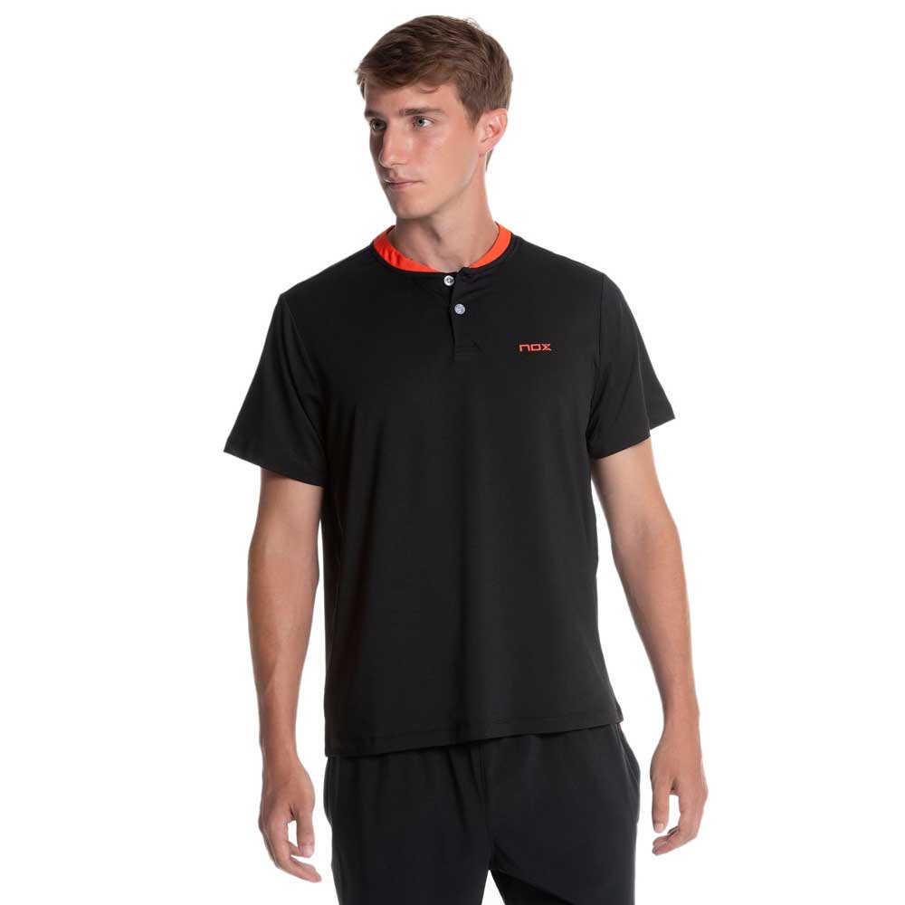 Nox Team Short Sleeve Polo Schwarz 2XL Mann von Nox