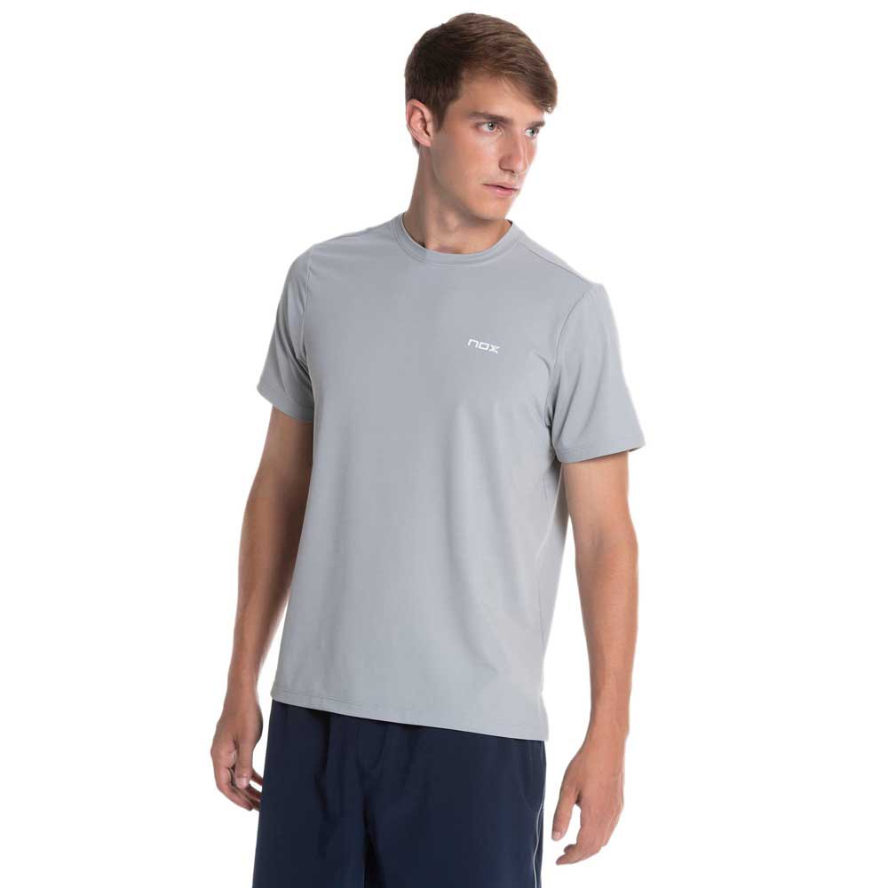Nox Team Short Sleeve T-shirt Grau XL Mann von Nox