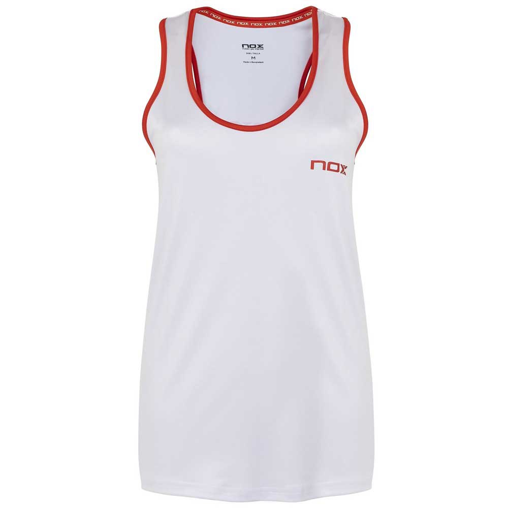 Nox Team Sleeveless T-shirt Weiß XL Frau Nox Team Sleeveless T-shirt Weiß XL Frau von Nox