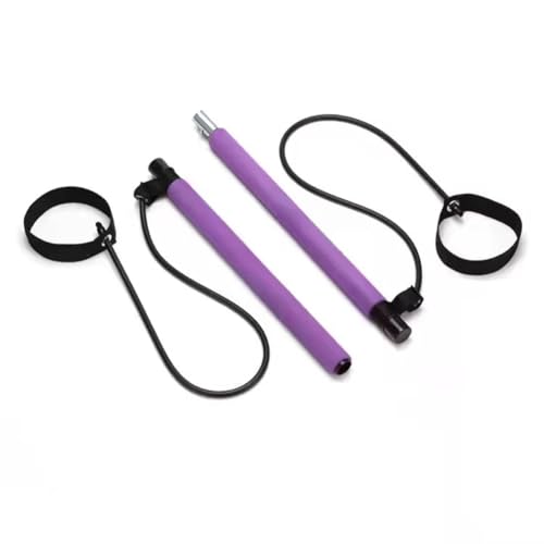 Nsssunnre Multifunktionaler Pilates-Stick, Yoga-Ausrüstung, Fitness, Elastisches Widerstandsband, Elastischer Stretch-Seilgürtel für Den Haushalt von Nsssunnre