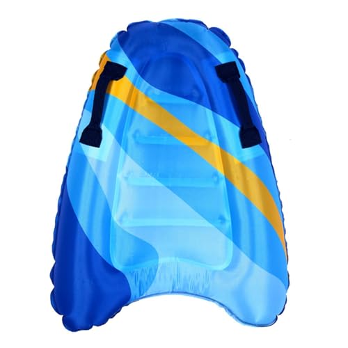 Aufblasbares Surfbrett für Kinder, aufblasbares Bodyboard, aufblasbares Surf-Bodyboard mit Griffen, schwimmendes Surfbrett für Wasserrutschen, Kinder-Meeresboard, aufblasbarer Pool schwimmt für Kinder von Nubamzy