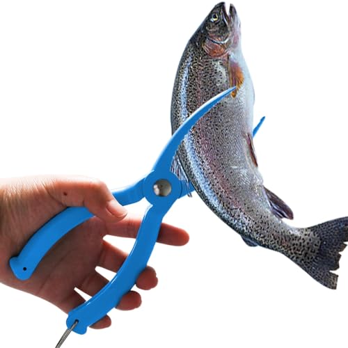 Nubamzy Angelzange Greifer, ergonomischer Fischgreifer, rutschfestes Fischgreifer, Outdoor-Angelausrüstung, tragbarer Fischhalter für gefangene Fische in Süß- und Salzwasser von Nubamzy