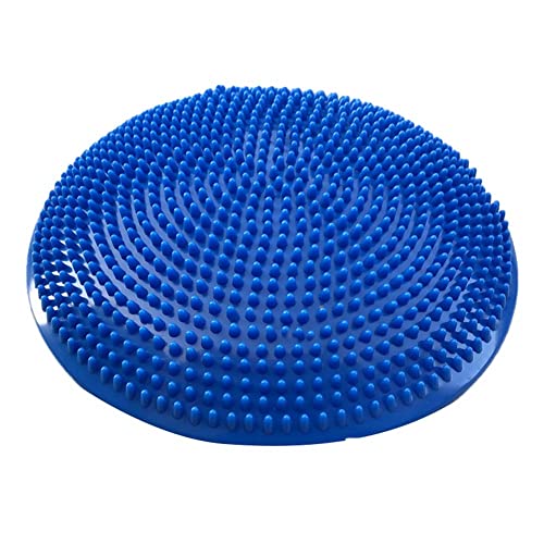 Nudeg Yogakugeln Massageauflage Aufblasbares Balancekissen Scheibenmatte FitnessüBungstrainingsball Rehabilitationsauflage Blau von Nudeg