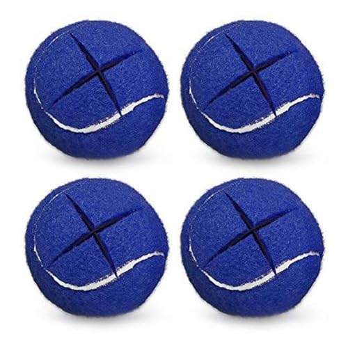 Nudiuhis 4 Stück Tennisbälle für Gehhilfen, Premium-Tennisbälle für Möbelbeine und Hartbodenschutz, Blau Nudiuhis 4 Stück Tennisbälle für Gehhilfen, Premium-Tennisbälle für Möbelbeine und Hartbodenschutz, Blau von Nudiuhis