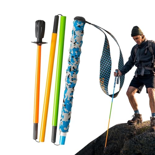 Trekking Poles | Carbon Fiber Trekking Poles | Adjustable Hiking Sticks | Mountaineering Poles 5-Sections | Adorable Trekking Poles | Versatile Trekking Poles for Hiking, Backpacking & Camping von Nuhjytgf