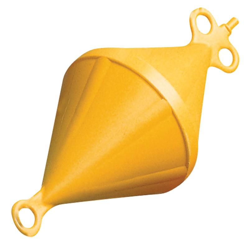 Nuova Rade Bi Conical Plastic Buoy Gelb 320 x 750 mm von Nuova Rade