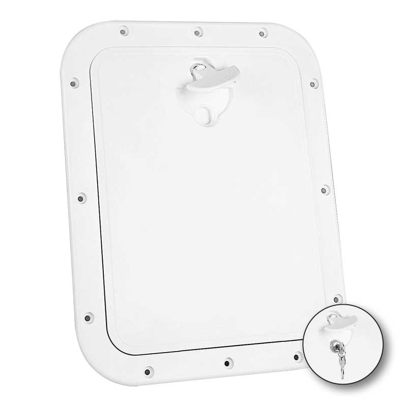 Nuova Rade Inspection Detachable Cover With Lock Hatch Weiß 380 x 380 mm von Nuova Rade