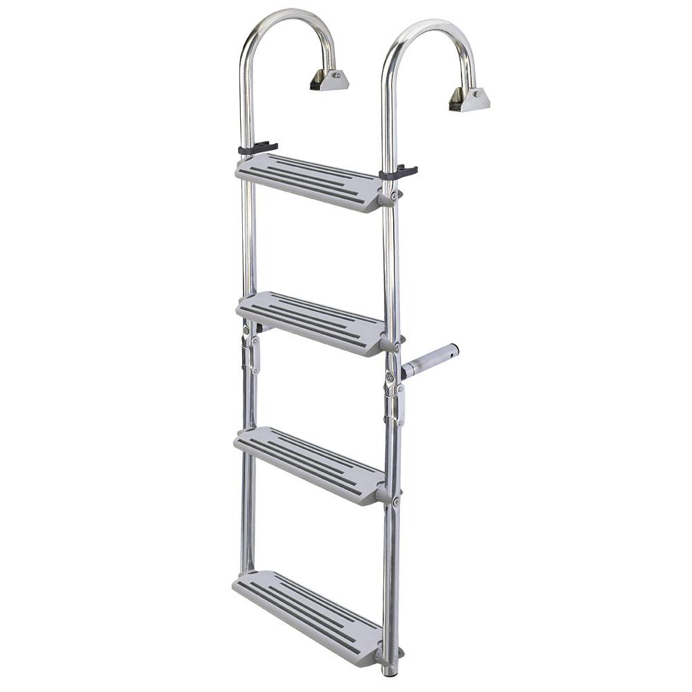 Nuova Rade Stainless Steel Folding Ladder Silber 2+2 Steps von Nuova Rade