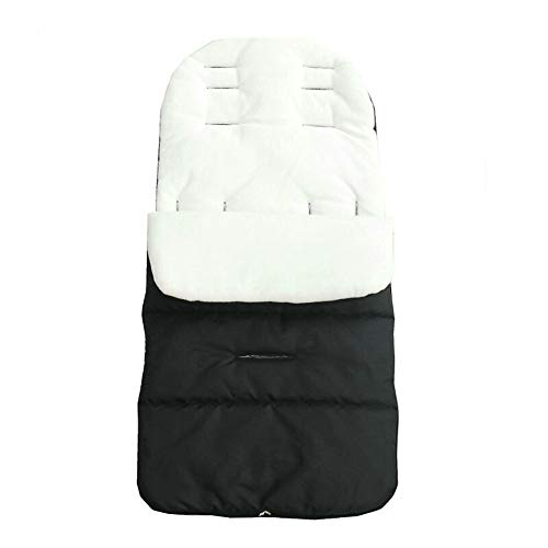 Warmer Fußsack, Winddichter Winter-Fußbezug für Kinderwagen, Multifunktionale Neugeborenen-Kissenmatratze, Warme Fußsack-Kissenmatratze für Kinderwagen, Universelle von Nurnesy