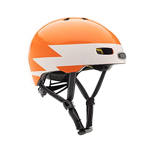 Nutcase Kinder Fahrradhelm Little Nutty MIPS Gloss, Lightning, 48-52 cm, 10001 von Nutcase